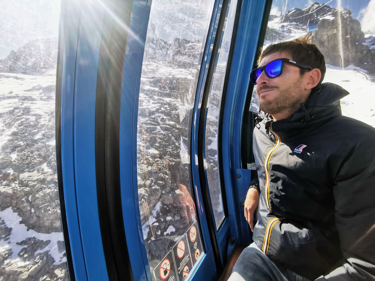 Montée au glacier en téléphérique