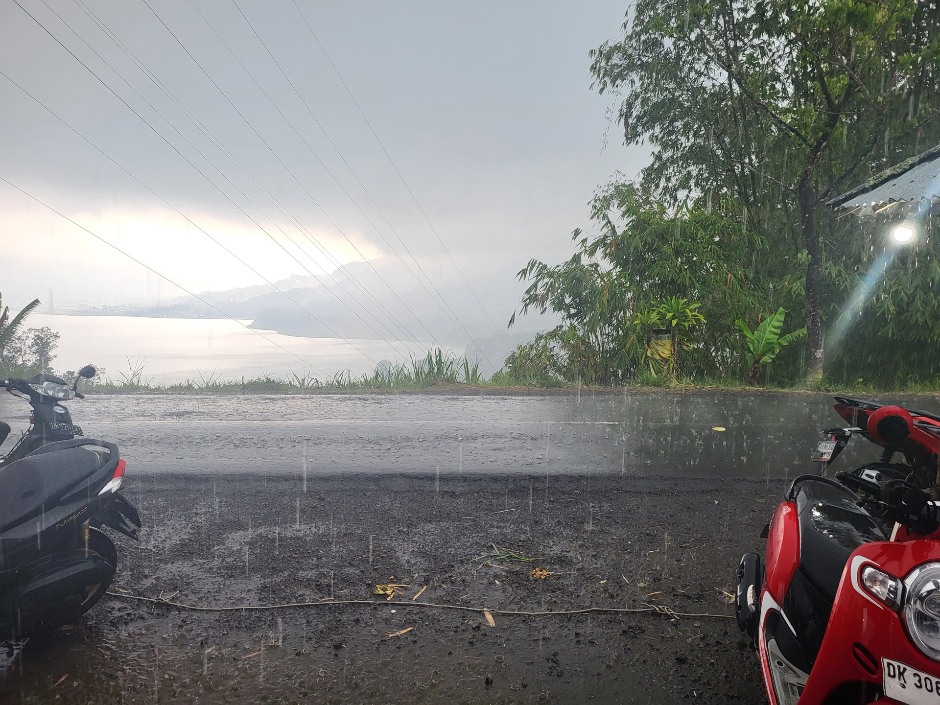 Notre première grosse saucée à scooter