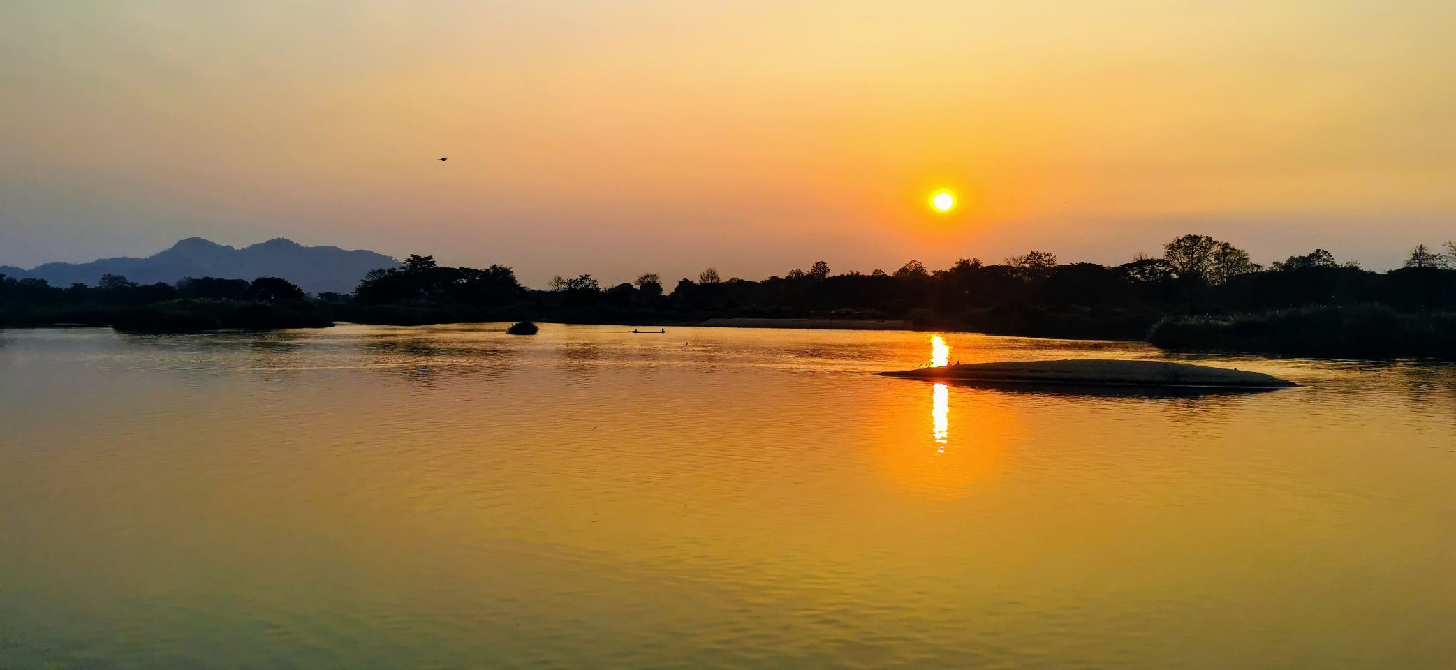 Notre rituel coucher de soleil.