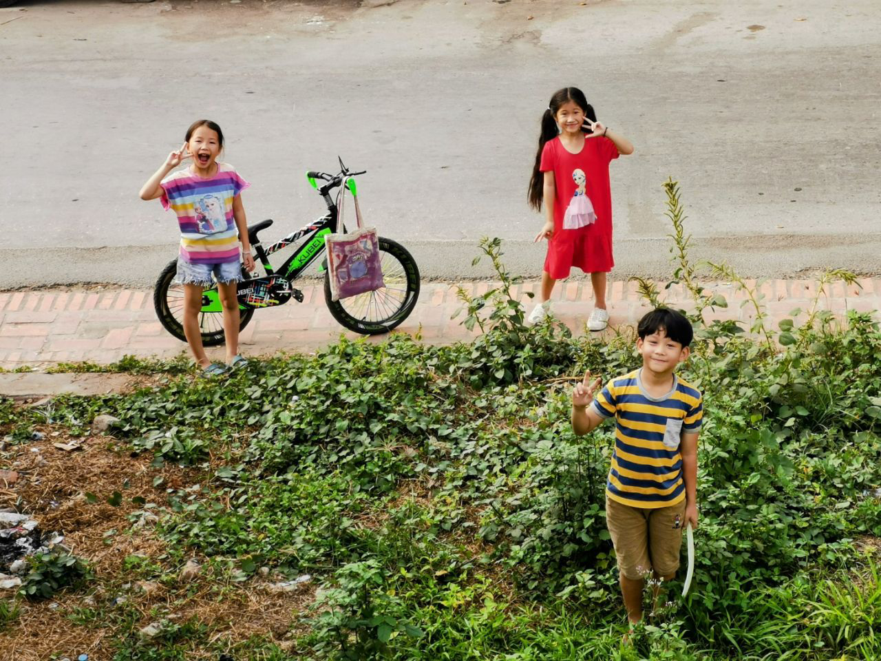 Des enfants heureux !