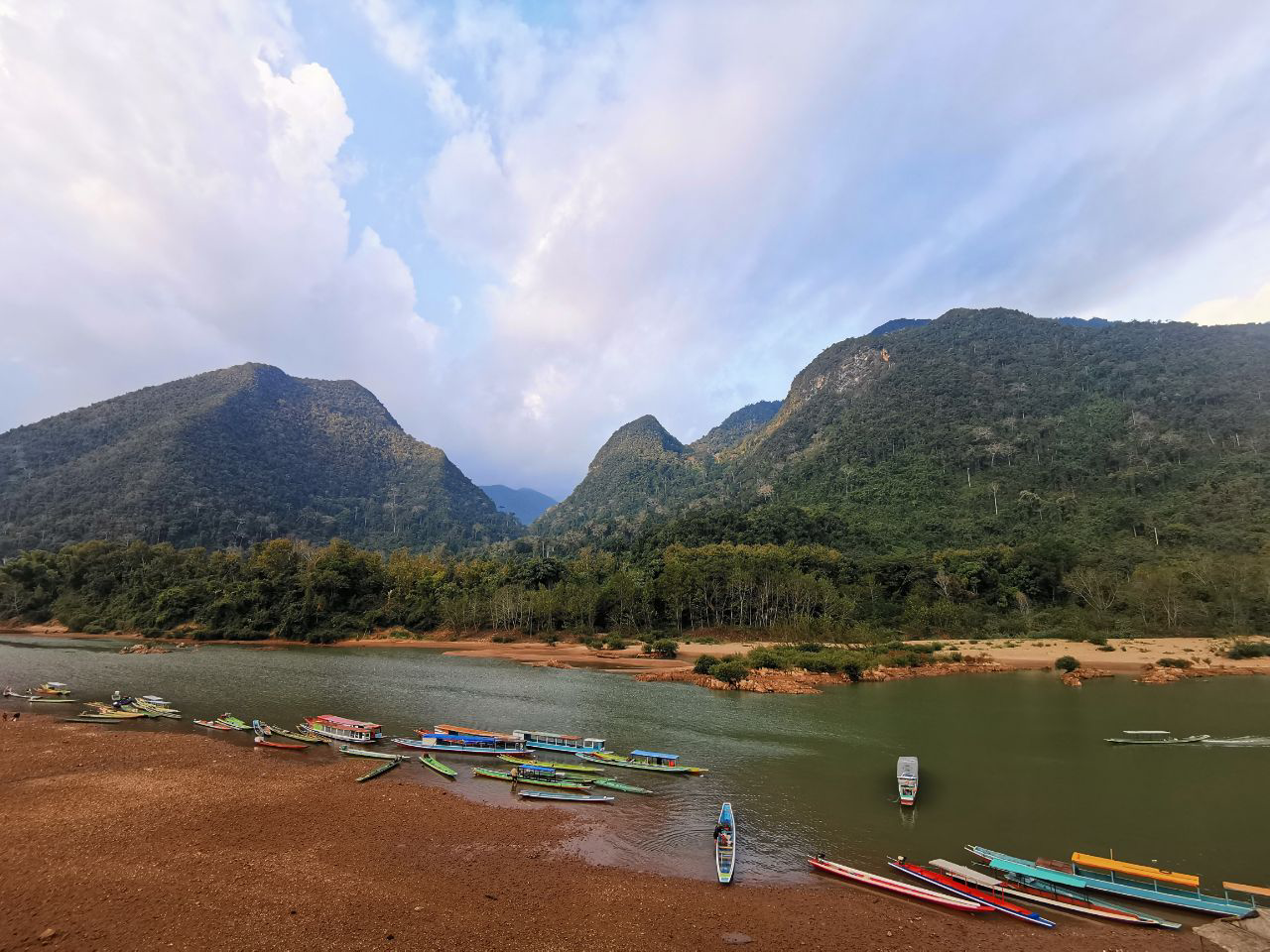Vue depuis la terrasse de notre hostel.