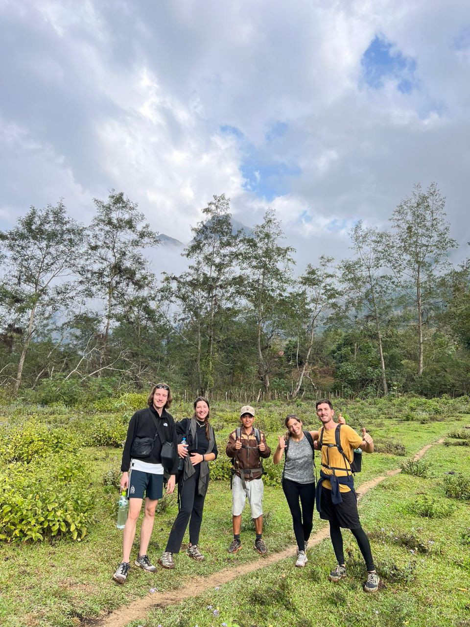 Nos compatriotes avec qui on a enduré cette expérience !
