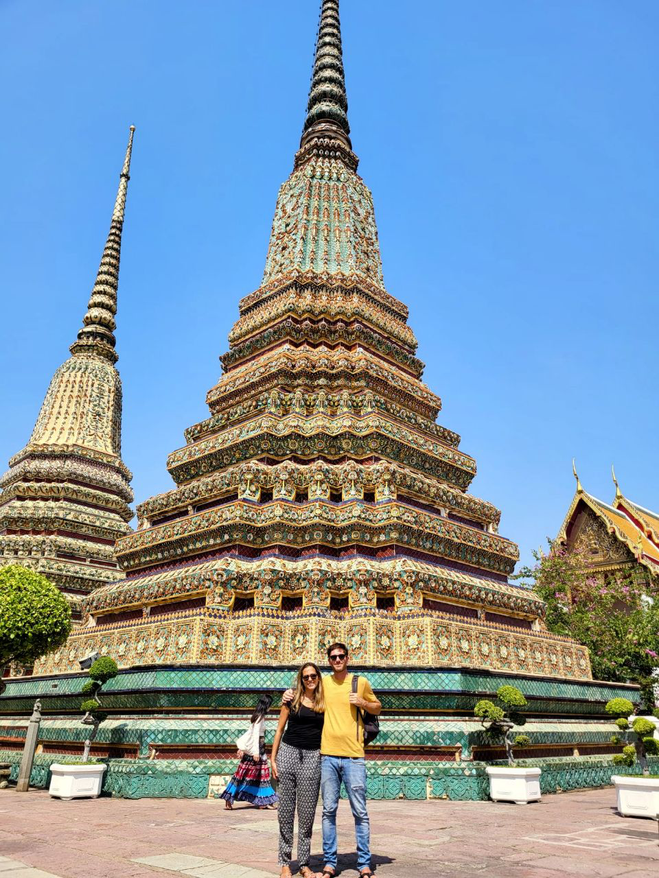  Le temple Wat Pho sous un soleil de plomb.