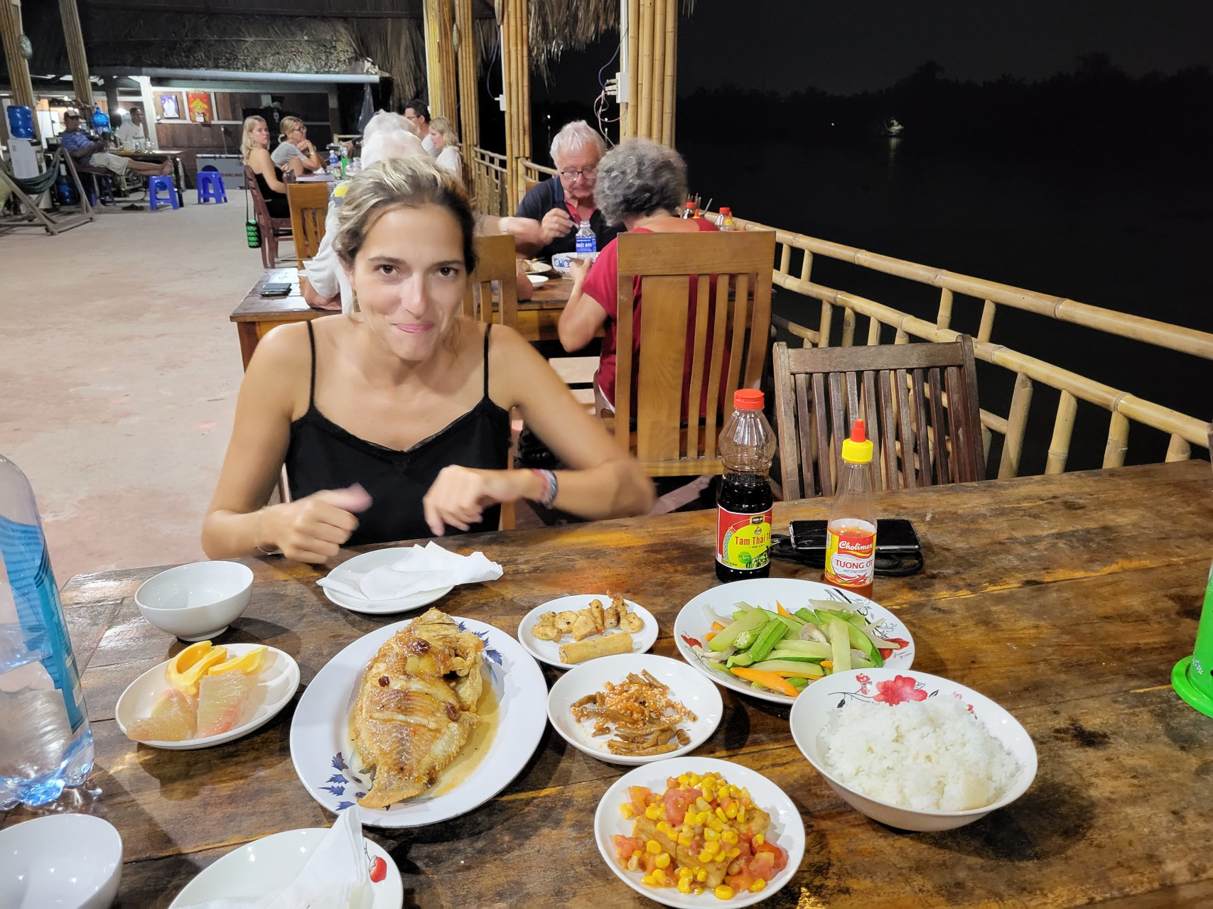 Bon le poisson entier c'etait un peu too much pour Emma