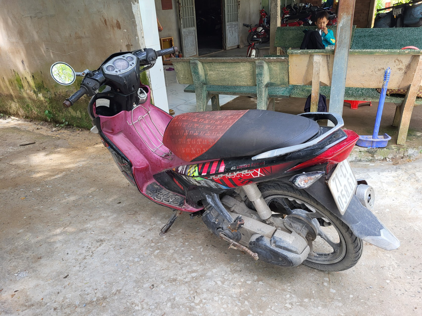 La sérénité n'était pas totale avec ce scooter