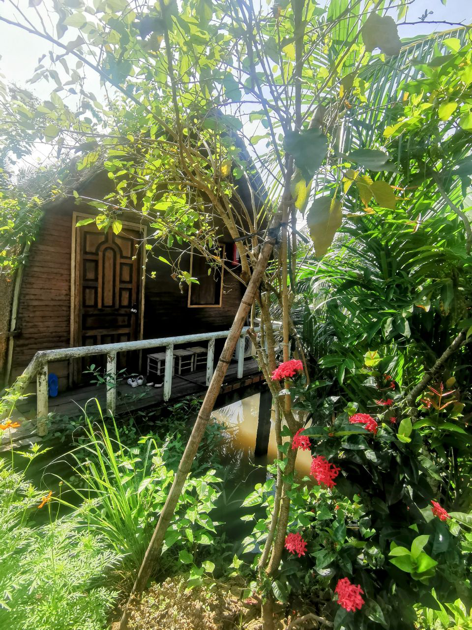 Notre petit logement sur le Mekong