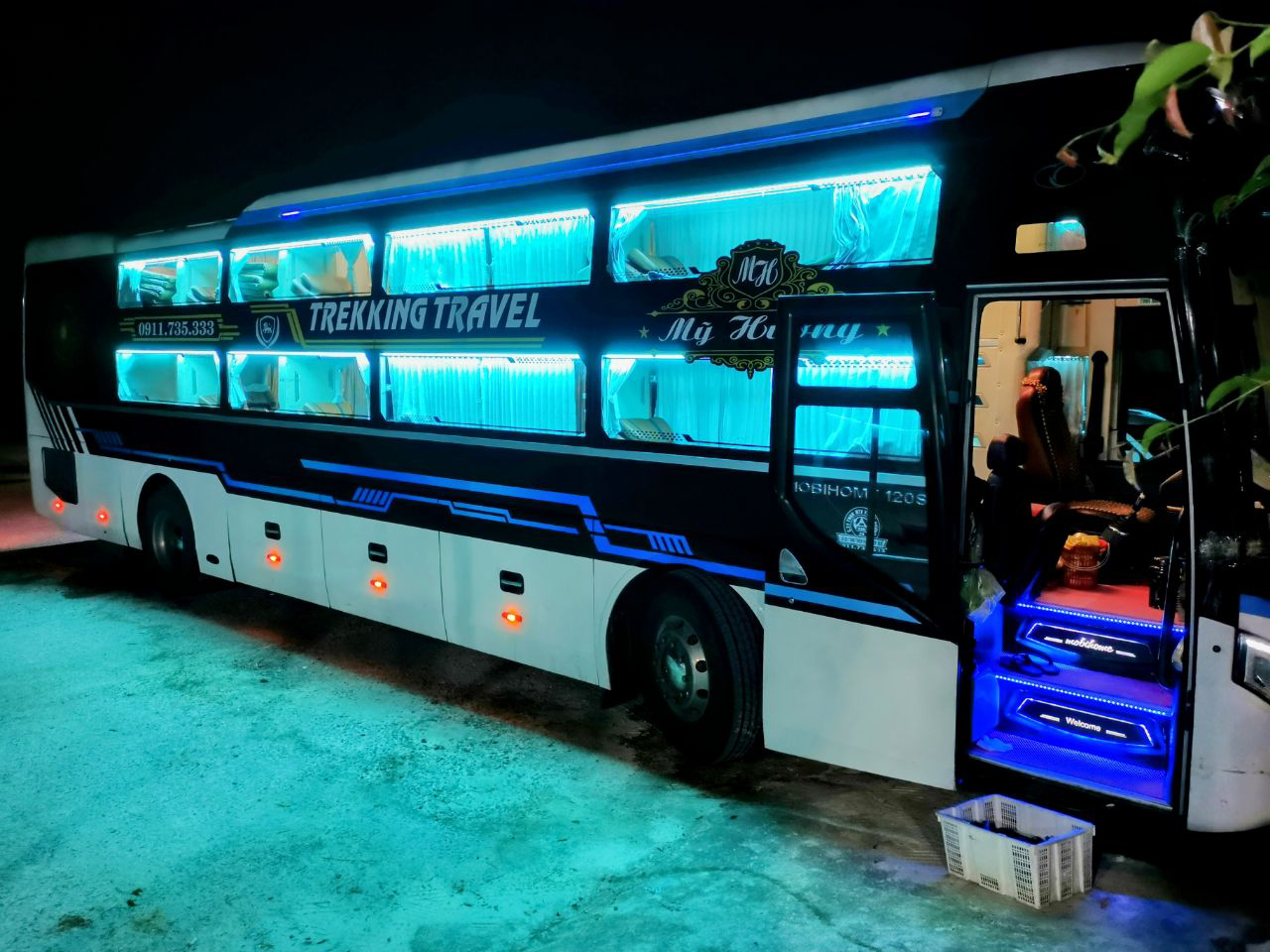 Arrivé à 4h30 du mat, la nuit va être courte.